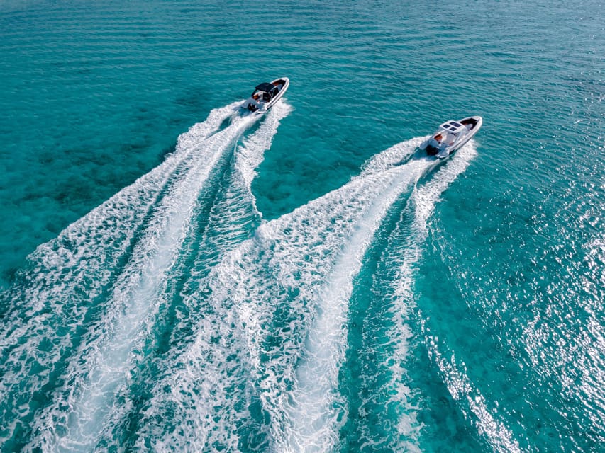 Hurghada : Speedboat Hula Hula avec options de plongée en apnée et déjeuner