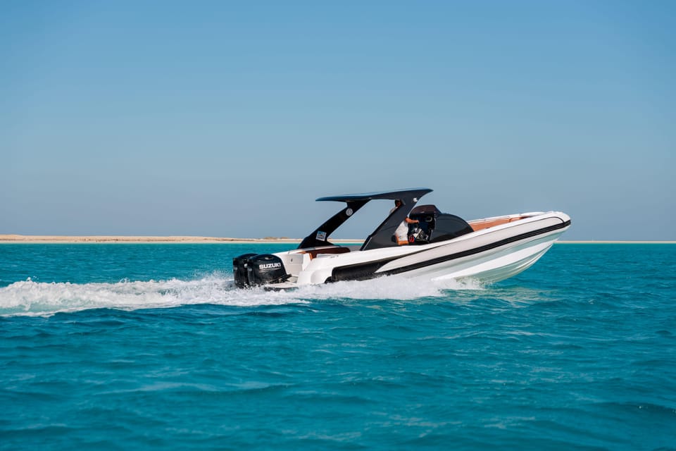 Hurghada : Speedboat Hula Hula avec options de plongée en apnée et déjeuner