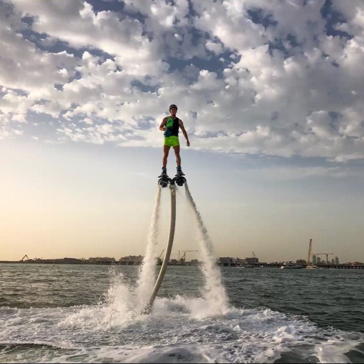 Дубай: флайбординг на острове Пальма Джумейра