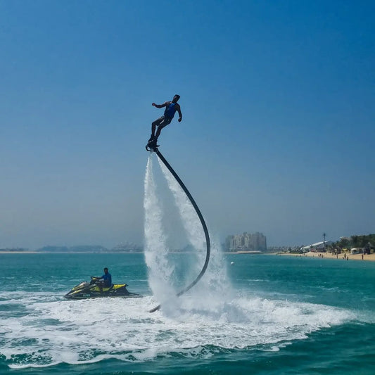 Dubai: Flyboarding i Palm Jumeirah