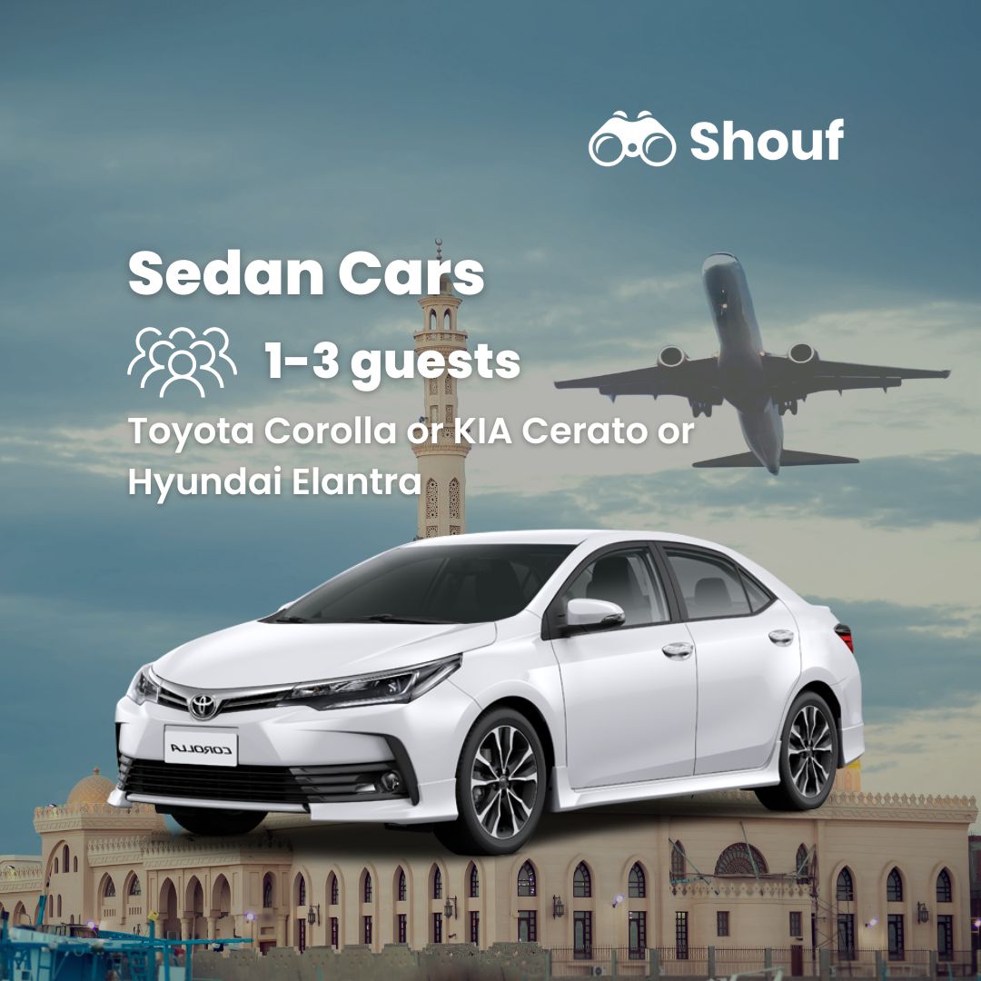Hurghada : Transfert de l'aéroport international de Hurghada en van ou en voiture