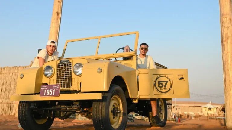 Dubai: 57 Vintage Land Rover Ride & Breakfast with a Bedouin