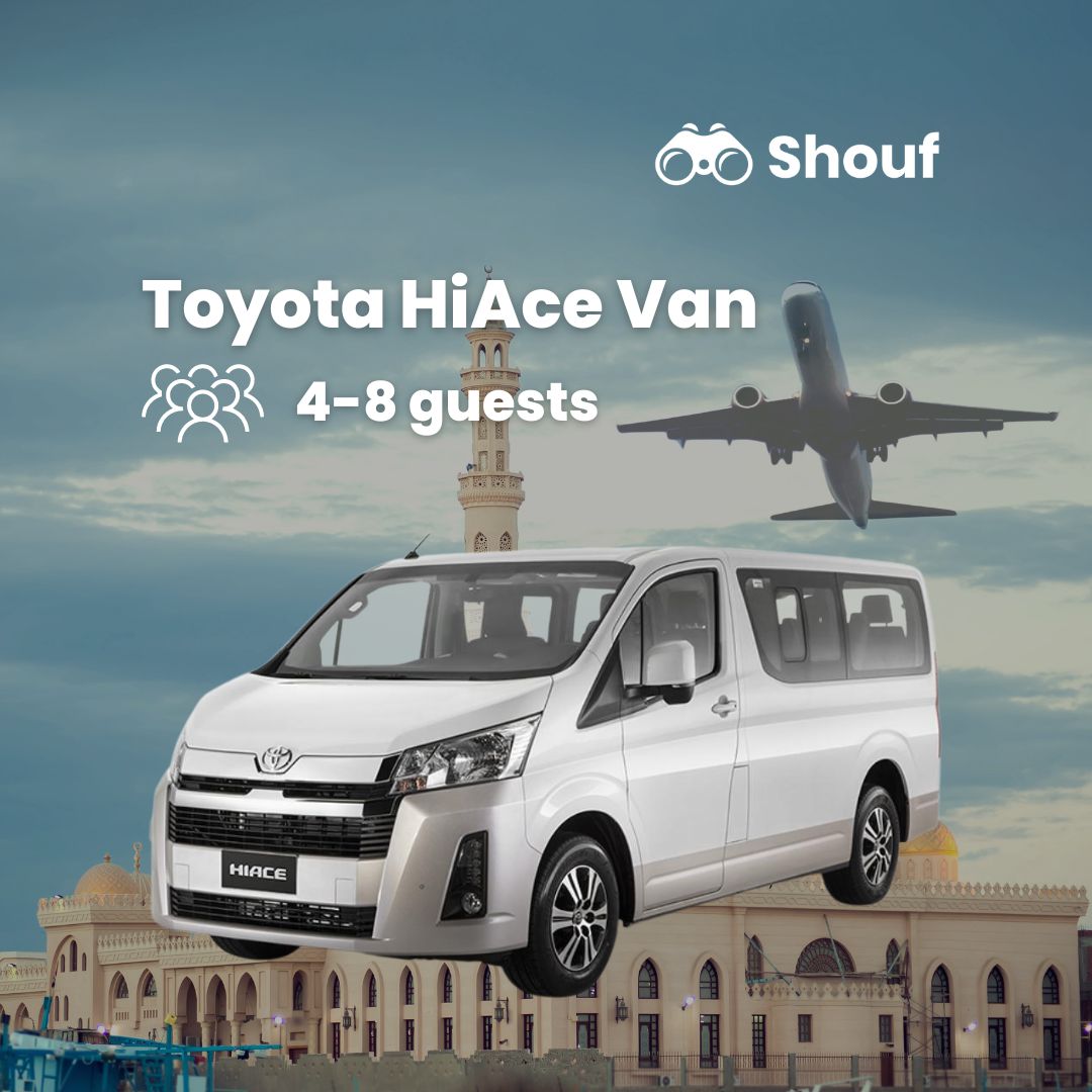 Hurghada : Transfert de l'aéroport international de Hurghada en van ou en voiture