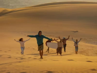 From Agadir: Sandboarding og tur til Timlalin-dynene