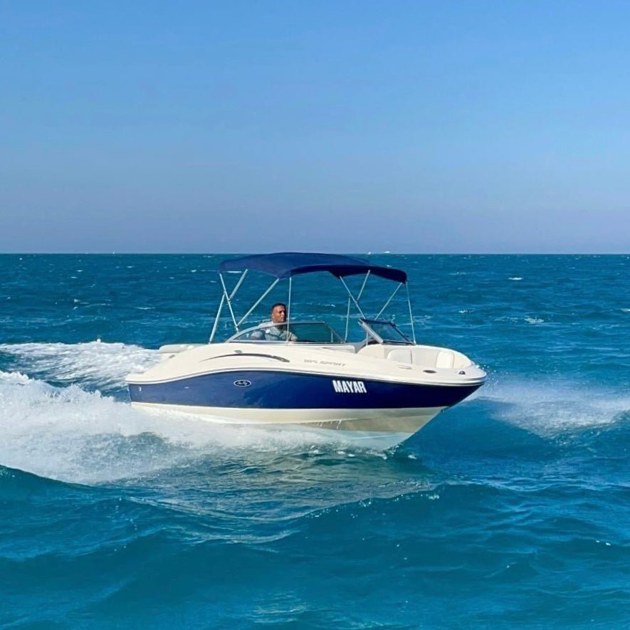الجونة: رحلة خاصة بالقارب السريع إلى الخليج (Sea Ray 185 May)