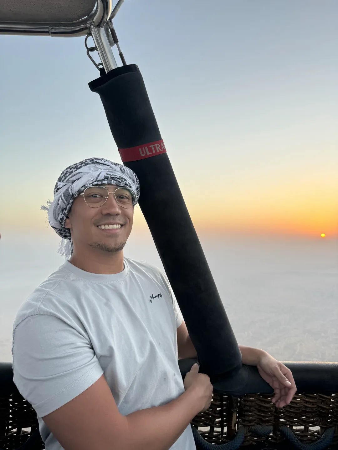 Dubaï : expérience magique en montgolfière avec transferts, rafraîchissements et collations