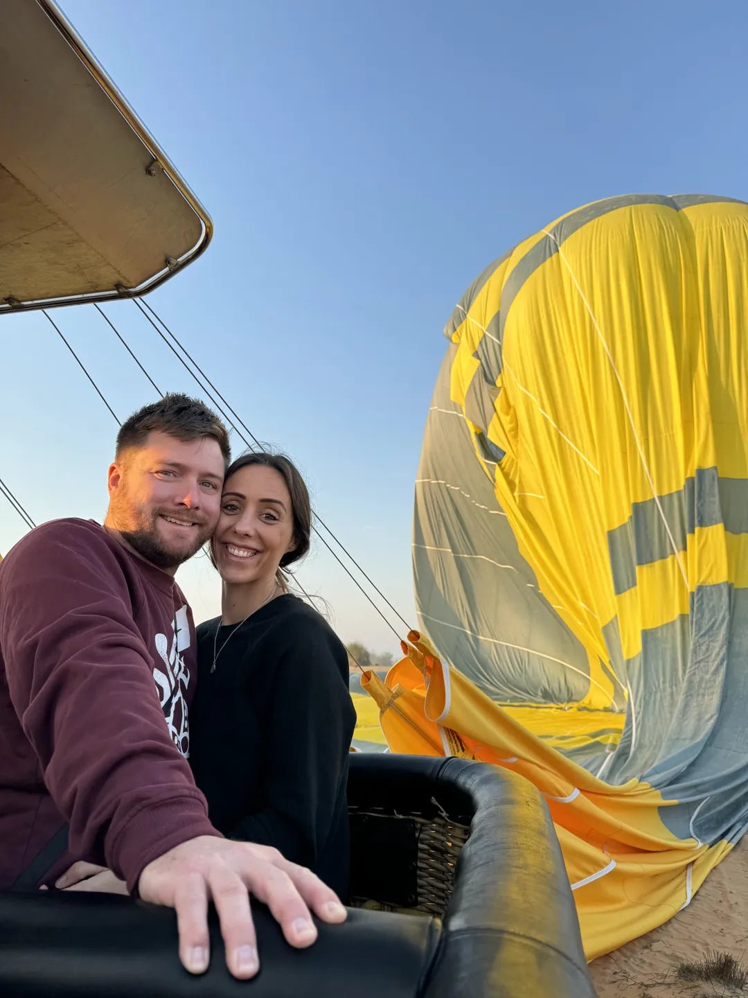 Dubaï : expérience magique en montgolfière avec transferts, rafraîchissements et collations
