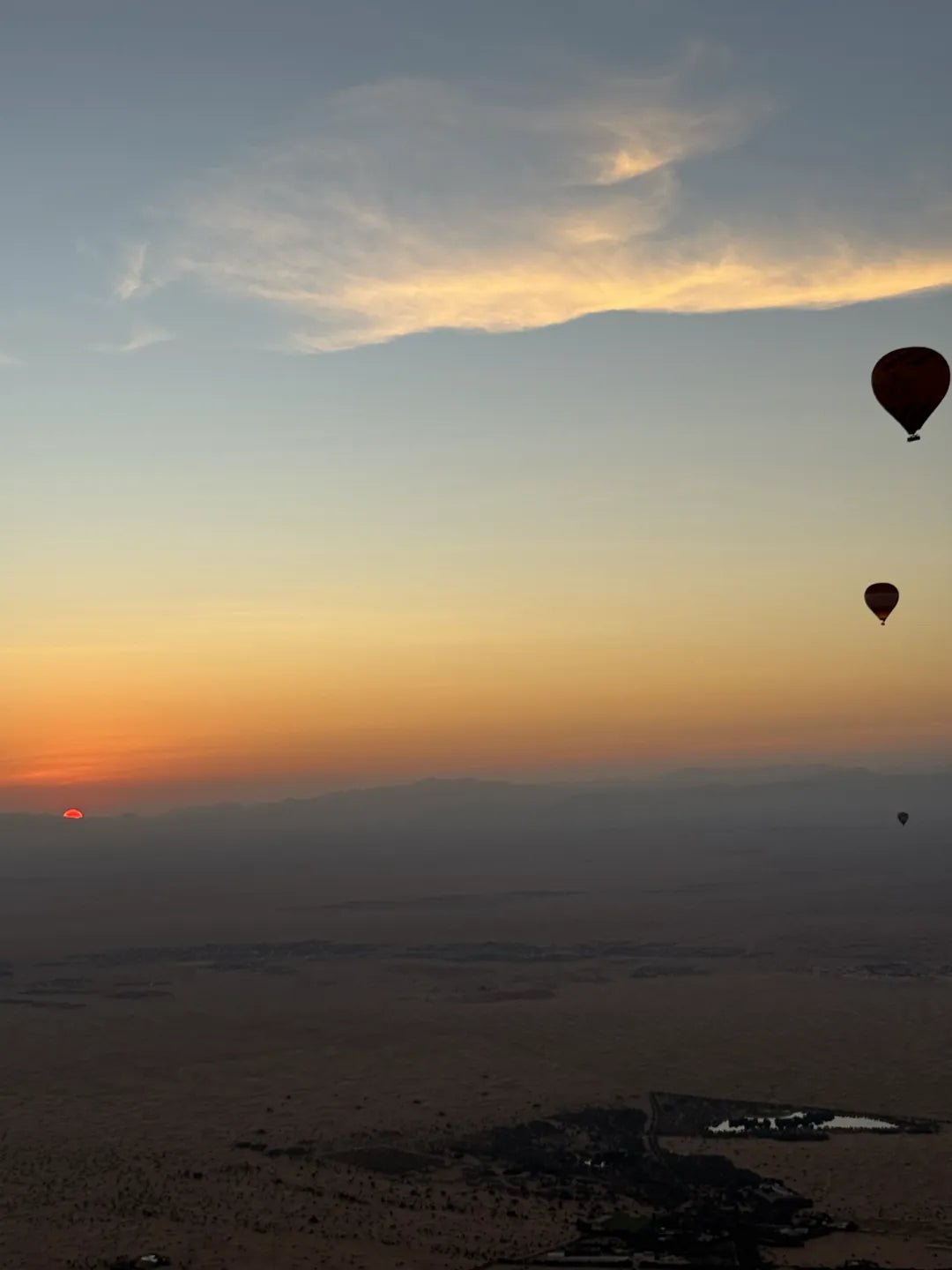 Dubaï : expérience magique en montgolfière avec transferts, rafraîchissements et collations
