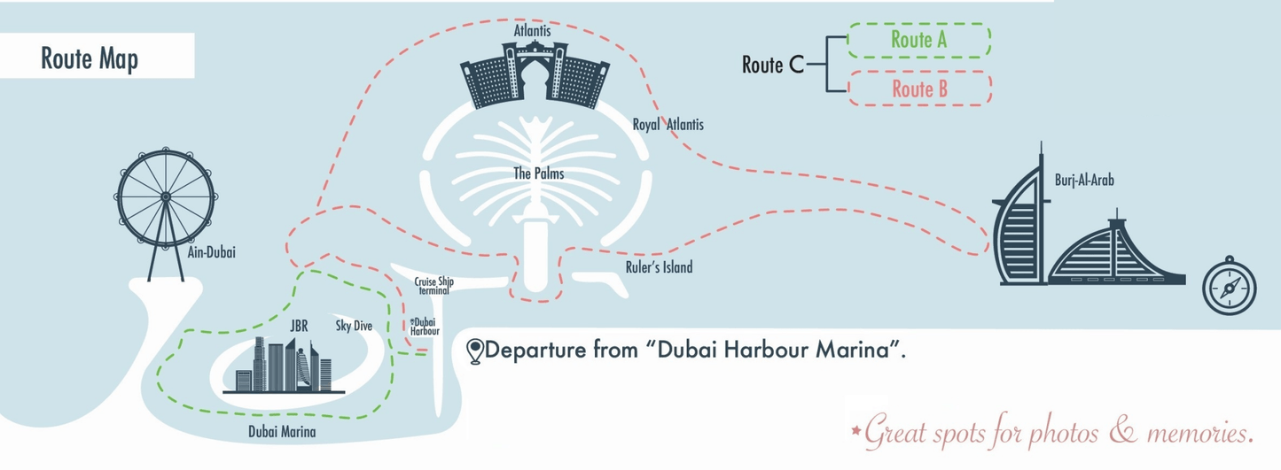 Dubai: Tour Privato in Barca