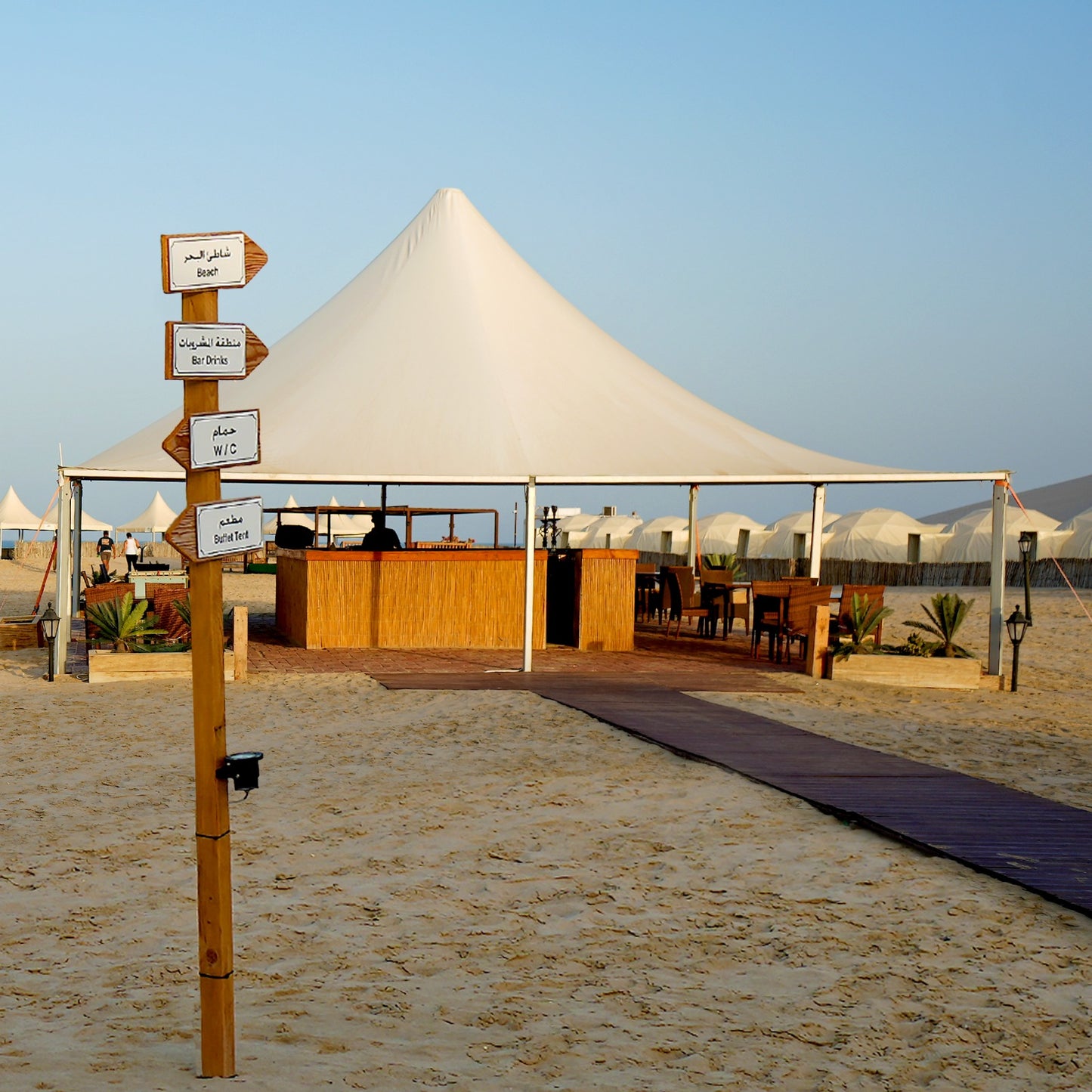 Doha: experiência noturna de acampamento no deserto com jantar de churrasco e observação de estrelas