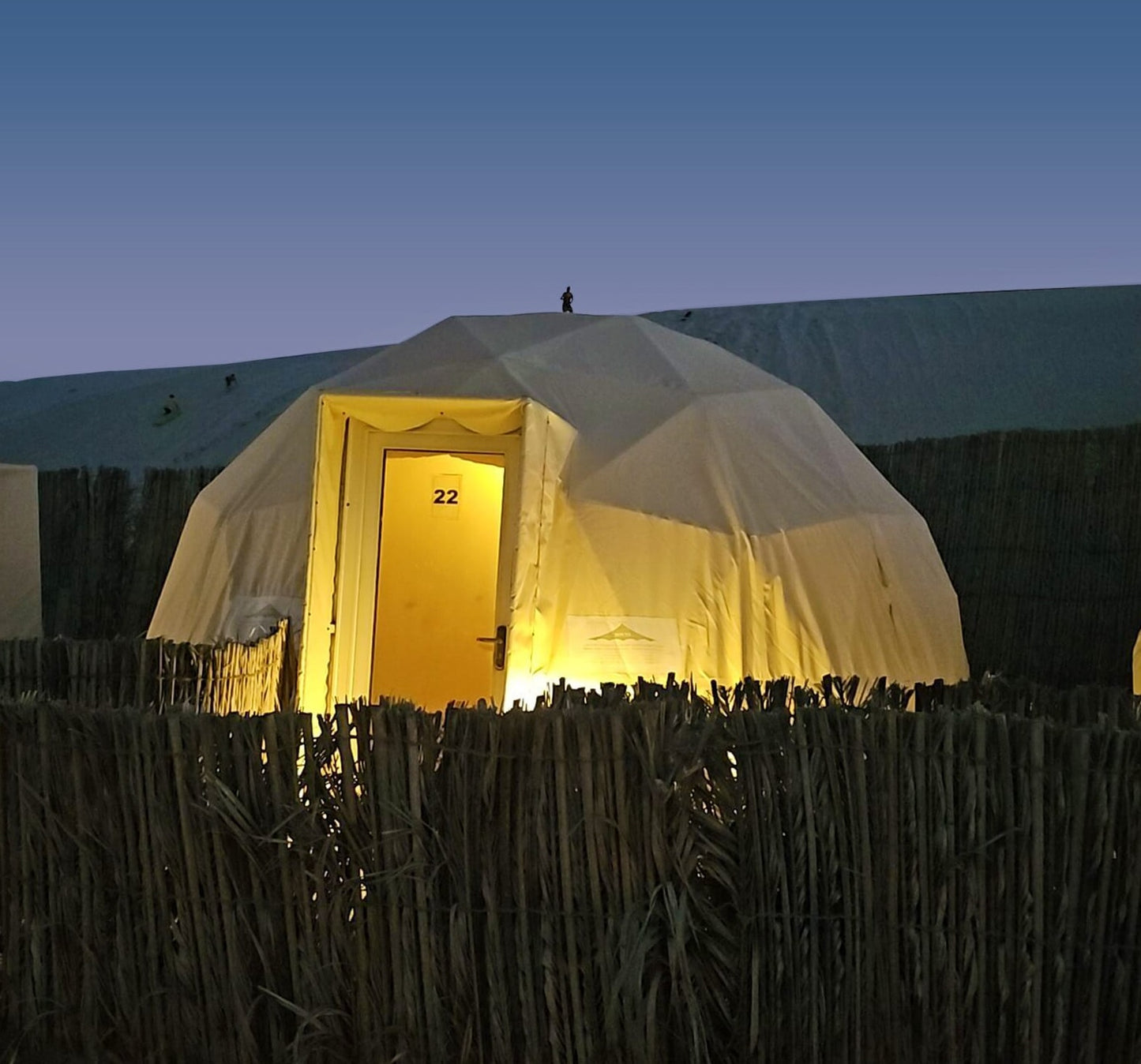 Doha: experiência noturna de acampamento no deserto com jantar de churrasco e observação de estrelas
