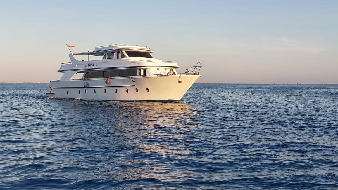 Hurghada: viagem de mergulho com snorkel em barco particular ALS-Voyage com lanches e refrigerantes