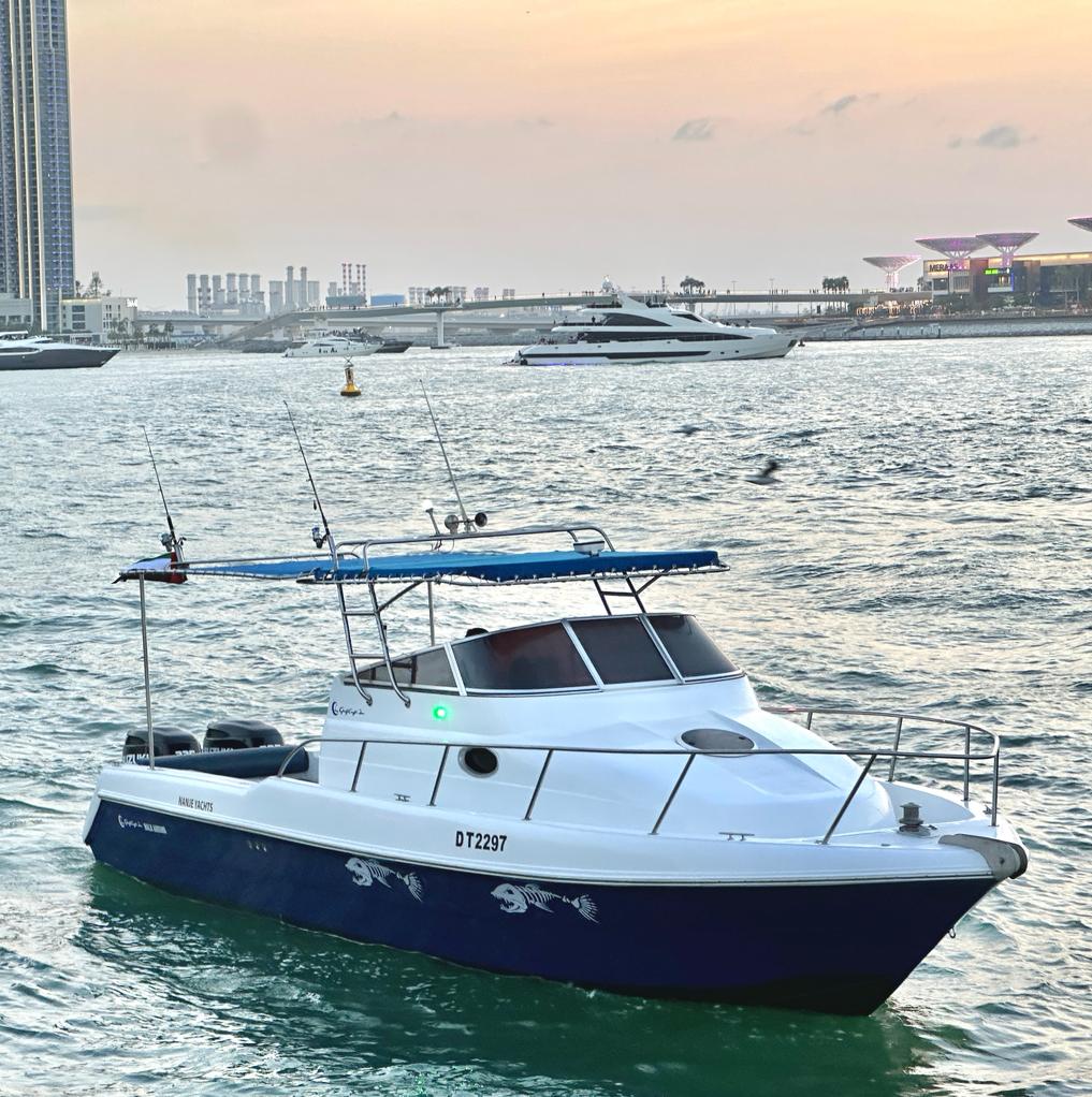 ドバイ:35フィートプライベートボートレンタル