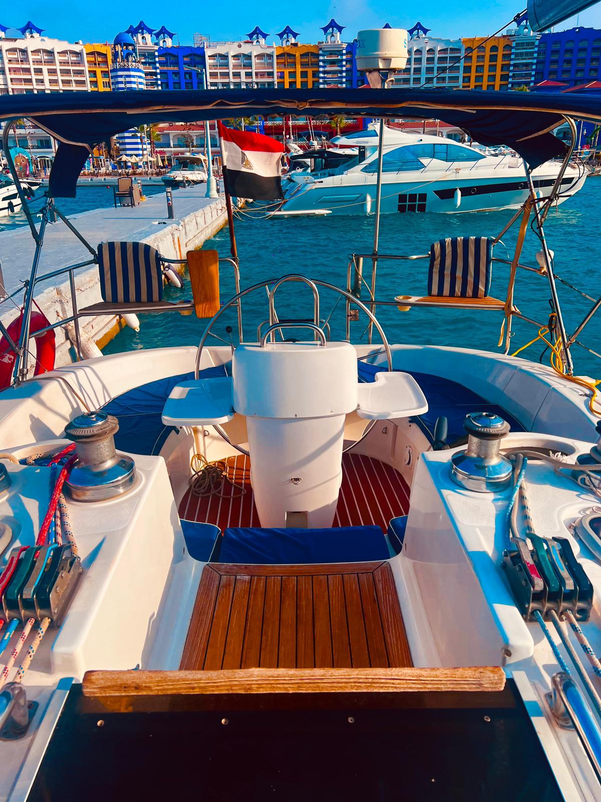 Porto Marina: viaje privado en velero Andiamo en la costa norte