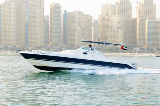 ドバイ:プライベート34FTスピードボートツアー