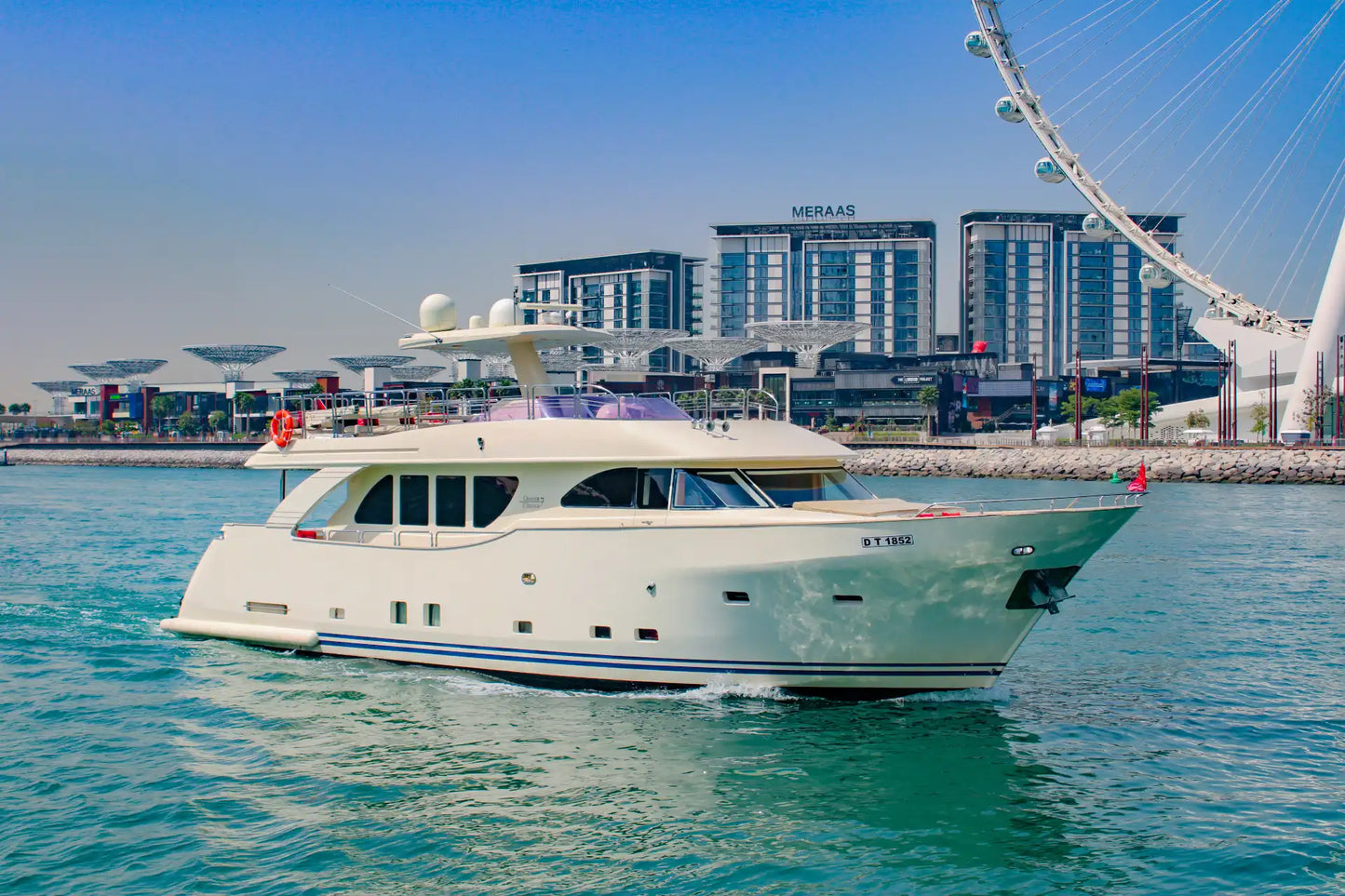 Dubai: passeio de barco privado de barco clássico de 80 pés