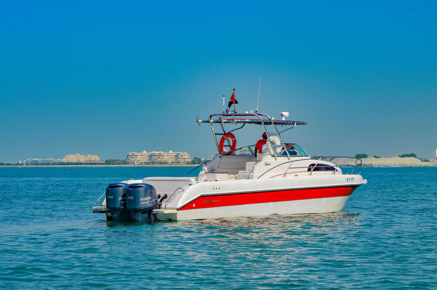 Dubaj: prywatna wycieczka łodzią Gulf Craft Boat o długości 36 stóp