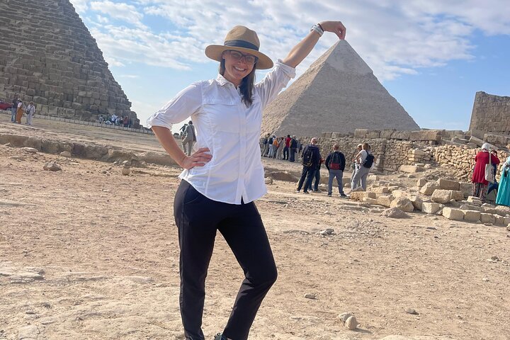 Cairo: Pyramids, Sphinx & Felucca Ride Tour for Layover