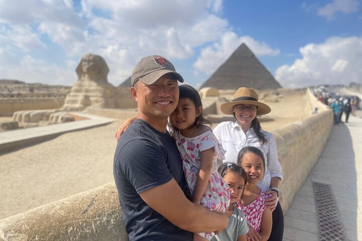 Cairo: Pyramids, Sphinx & Felucca Ride Tour for Layover