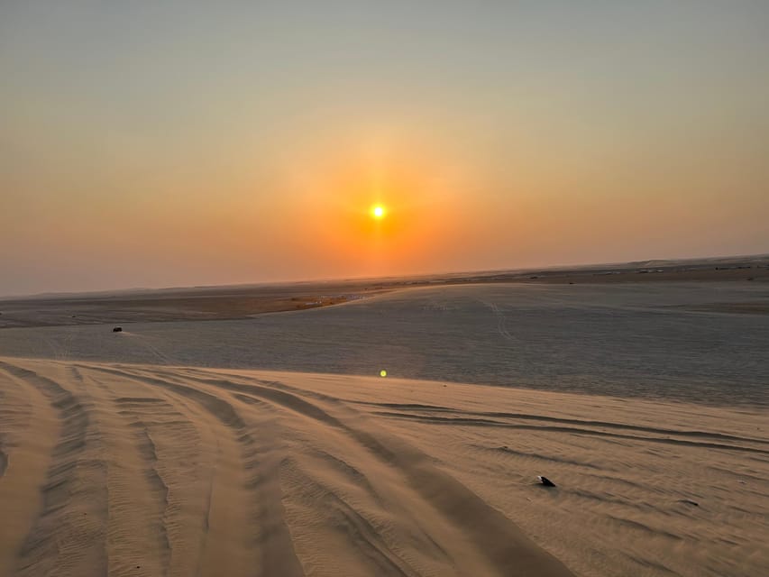 Doha: Desert Safari, Quad Bike Ride, Camel Ride, Sandboarding, and Inland Sea Visit
