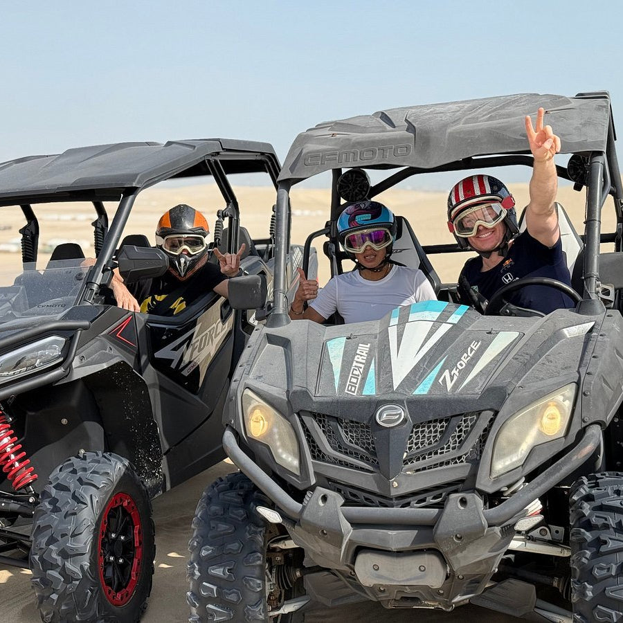 Doha: Desert Safari, Quad Bike Ride, Camel Ride, Sandboarding, and Inland Sea Visit