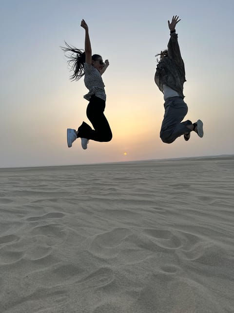 Doha: Desert Safari Tour with Dune Bashing and Inland Sea Visit