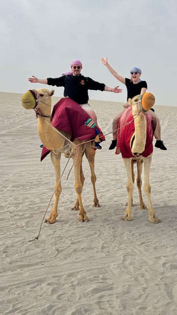 Doha: Desert Safari Tour with Dune Bashing and Inland Sea Visit