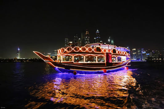 Doha: Evening Dhow Cruise with City Skyline Views