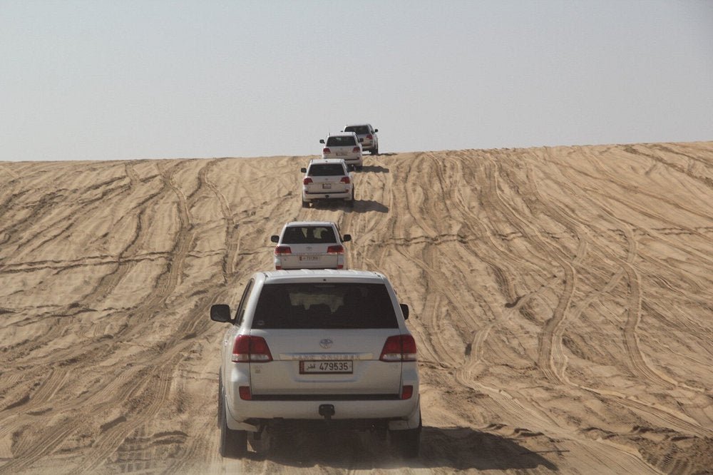 Doha: Half - Day Desert Safari with Camel Ride and Inland Sea Visit