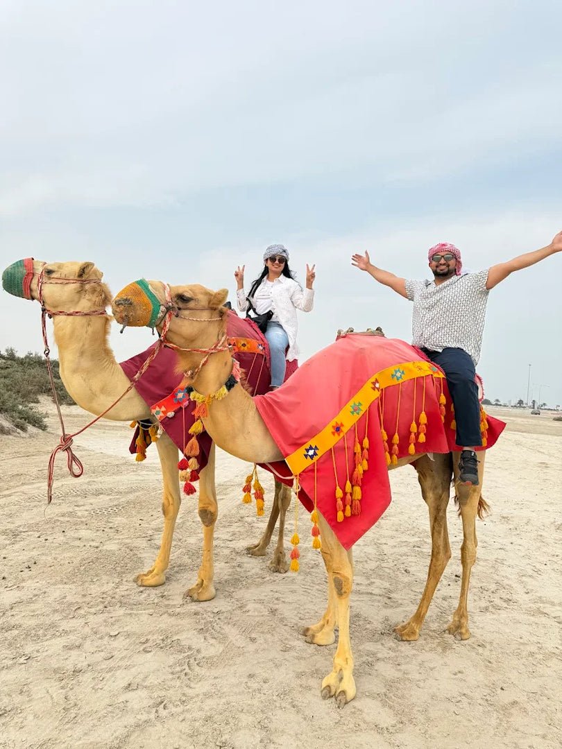 Doha: Half - Day Desert Safari with Dune Bashing and Camel Ride
