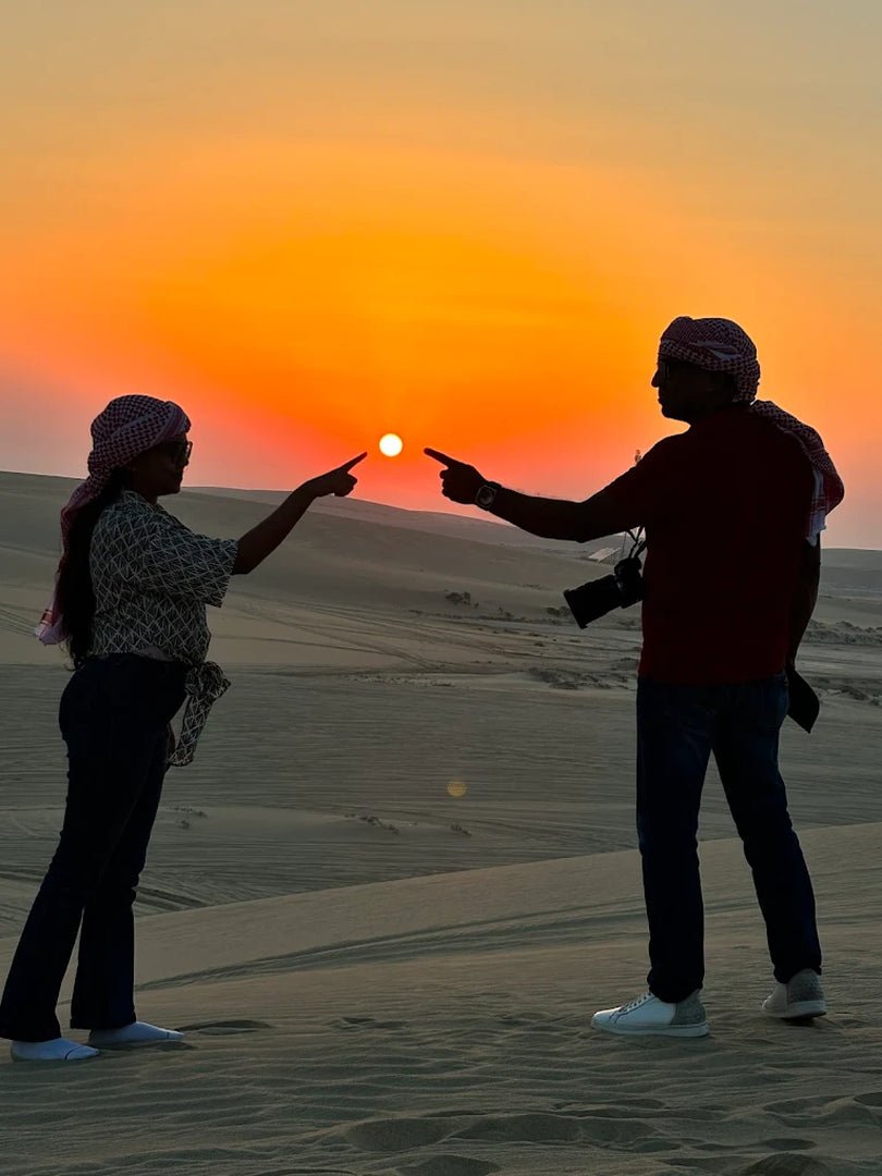 Doha: Half - Day Desert Safari with Dune Bashing and Camel Ride