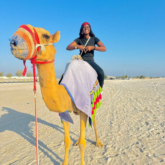 Doha: Private Desert Safari with Camel Ride, Sandboarding, and Inland Sea Visit