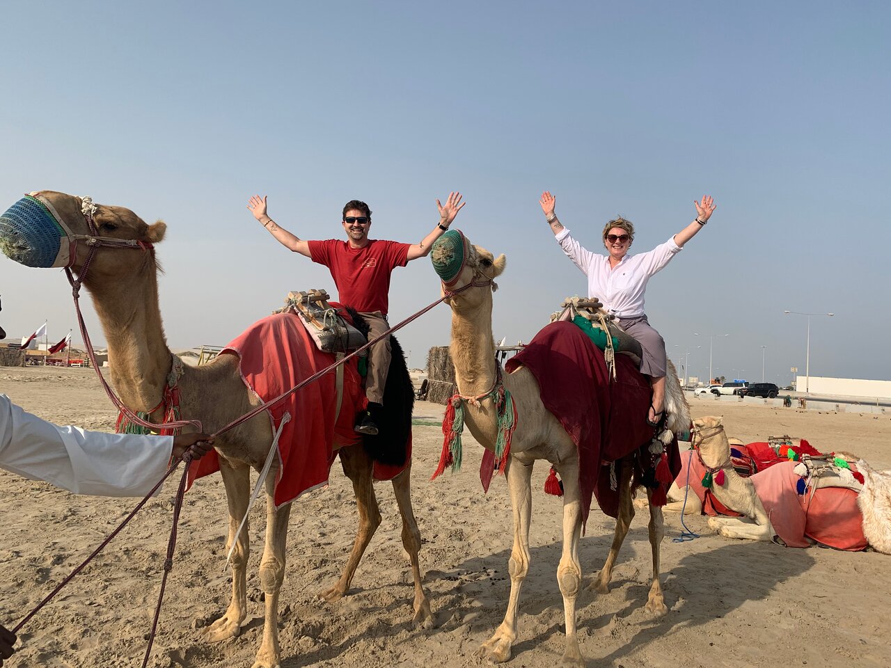 Doha: Private Full - Day Desert Safari, Sandboarding and Buffet Dinner