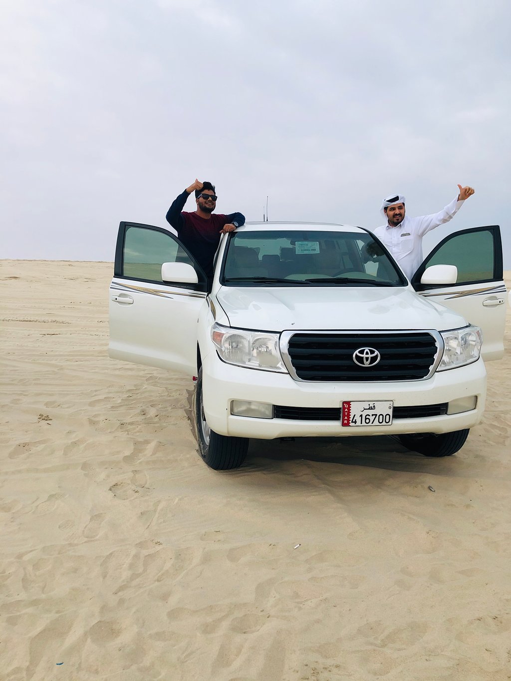 Doha: Private Full - Day Desert Safari, Sandboarding and Buffet Dinner