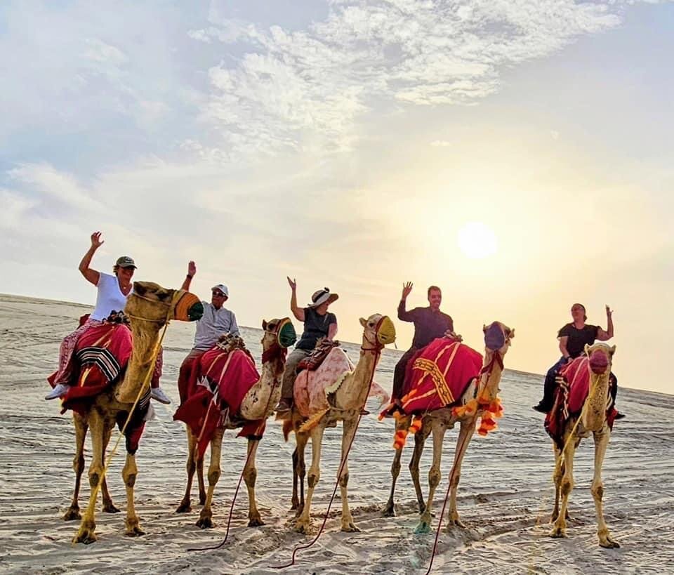Doha: Private Full - Day Desert Safari, Sandboarding and Buffet Dinner