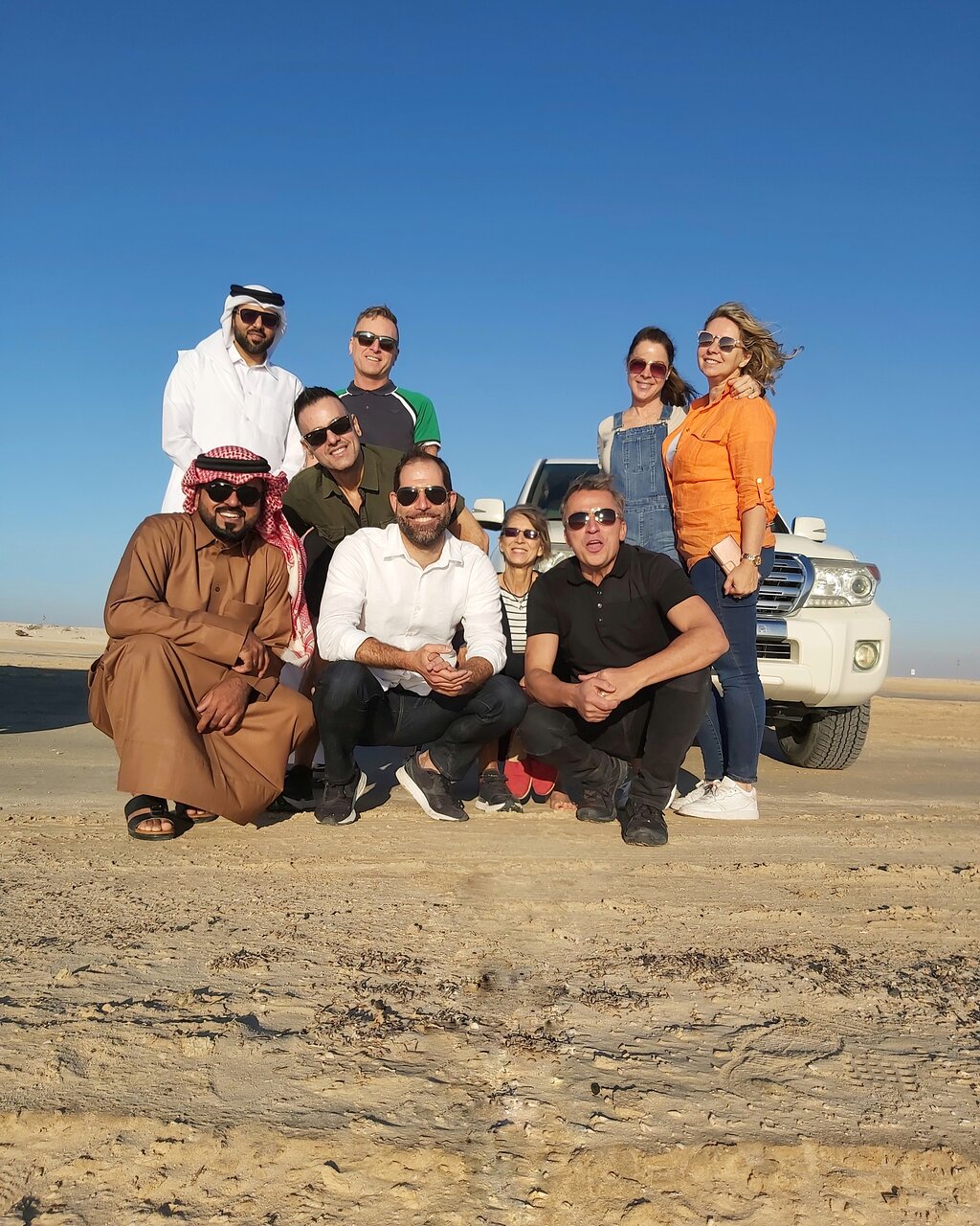 Doha: Private Guided West Coast, Zekreet Fort, Richard Serra Sculpture & Mushroom Hills Tour