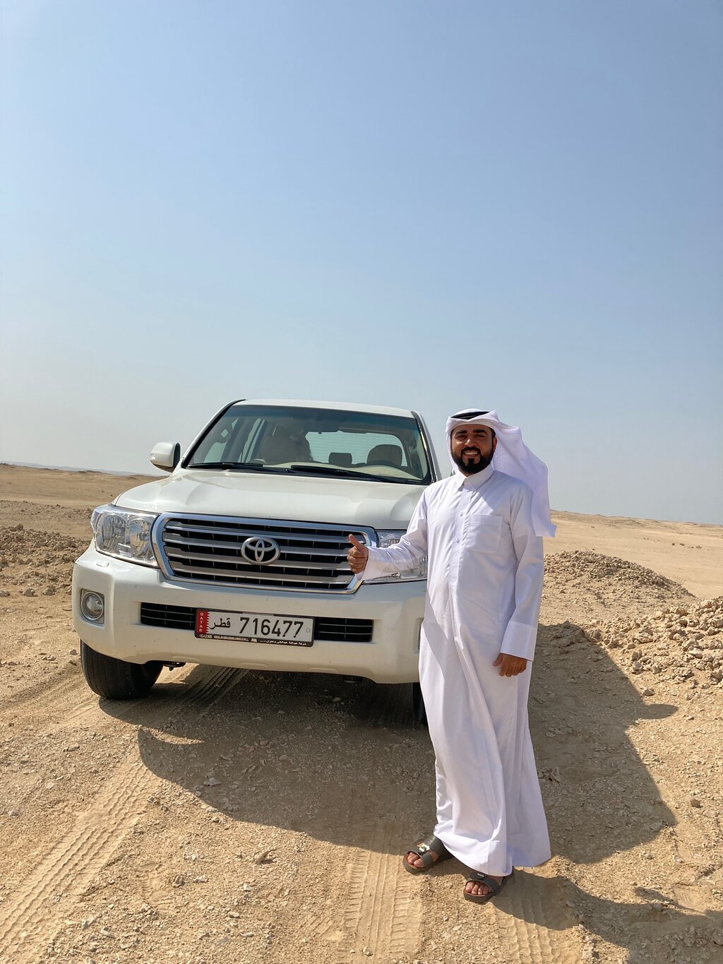 Doha: Private Guided West Coast, Zekreet Fort, Richard Serra Sculpture & Mushroom Hills Tour