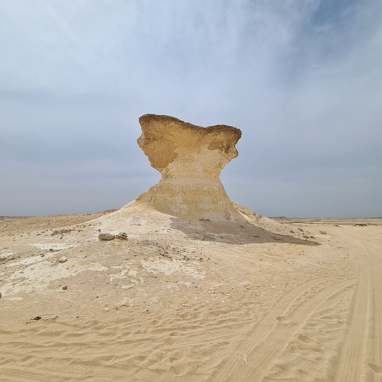 Doha: Private Guided West Coast, Zekreet Fort, Richard Serra Sculpture & Mushroom Hills Tour