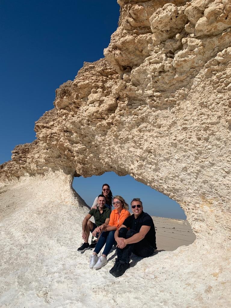 Doha: Private Guided West Coast, Zekreet Fort, Richard Serra Sculpture & Mushroom Hills Tour