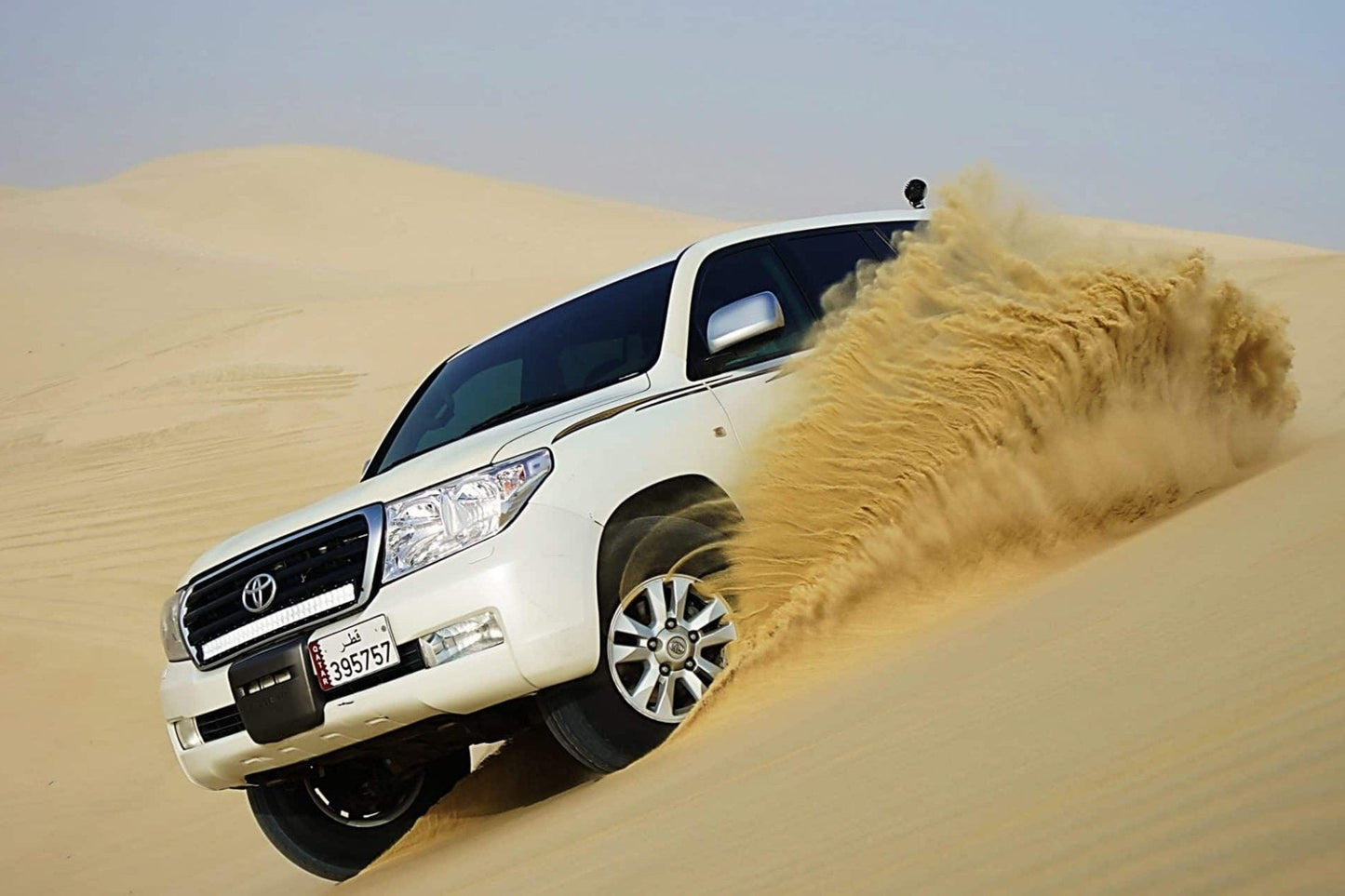 Doha: Private Half - Day Desert Safari with Camel Ride, Dune Bashing, and Inland Sea