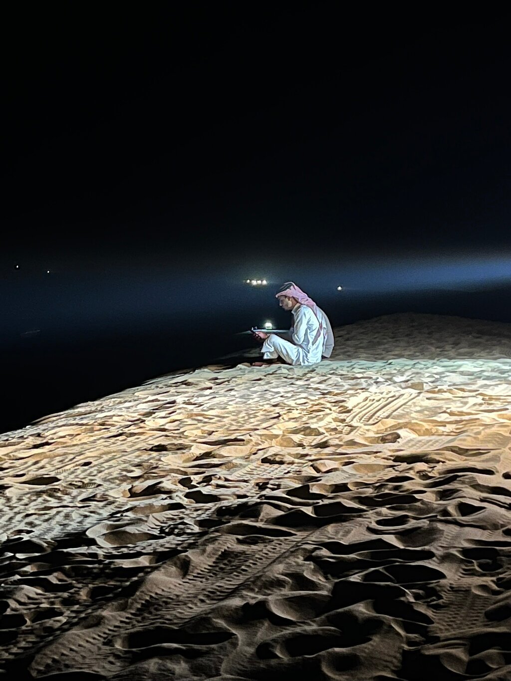 Doha: Private Night Desert Safari, Sandboarding, Camel Ride and Inland Sea Tour