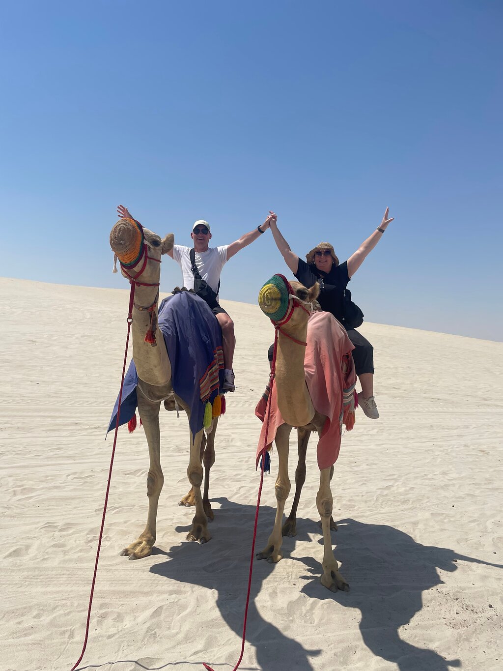 Doha: Shared Desert Safari with Dune Bashing and Sandboarding