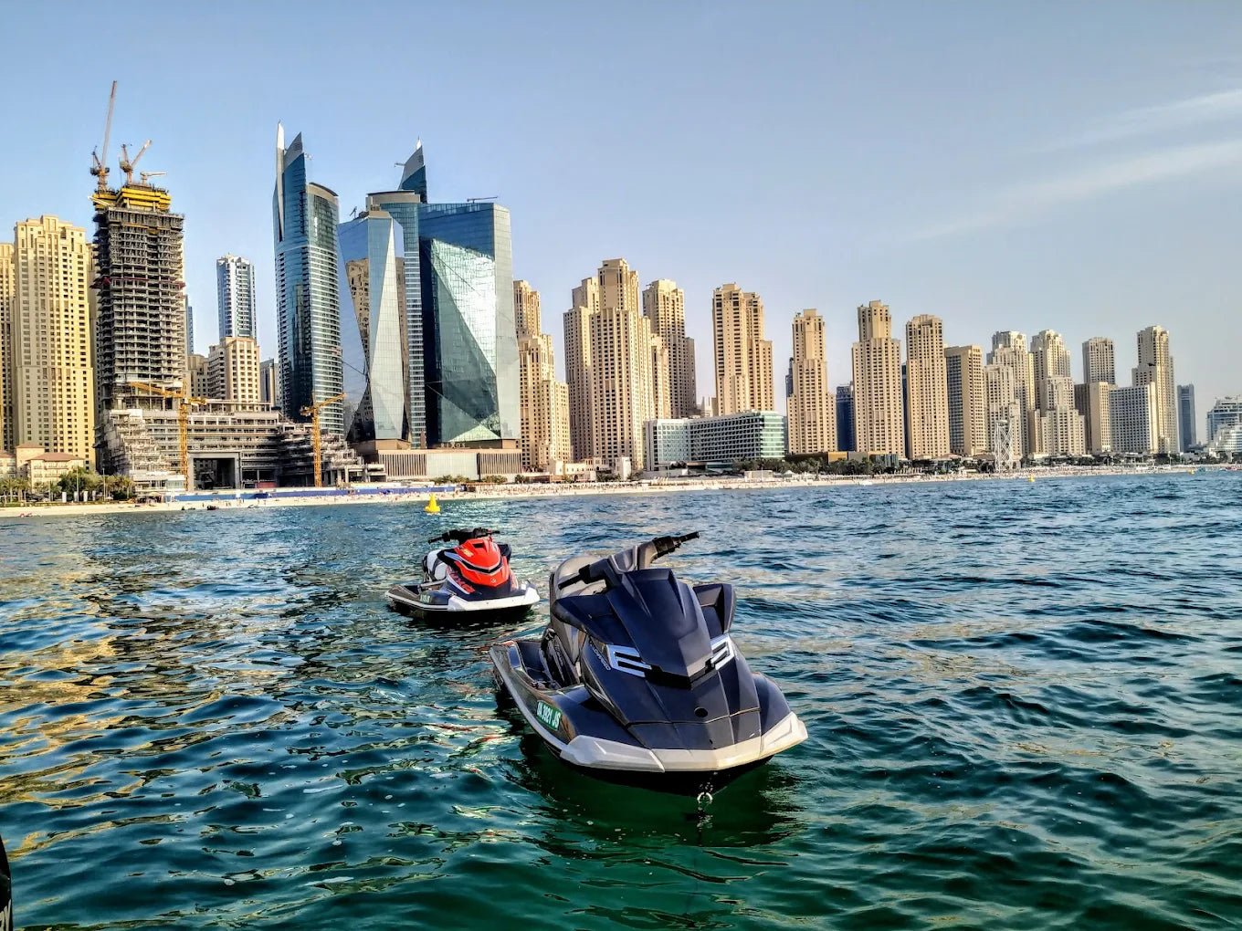 Dubai: Jet Ski Tour to Ain Dubai, Palm Jumeirah, Atlantis, and Burj Al Arab
