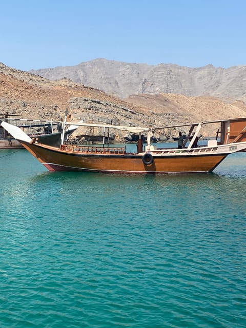 From Khasab: Fjords of Musandam Dhow Cruise with Buffet Lunch