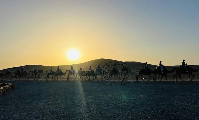 From Marrakech: Agafay Desert Quad Biking, Camel Ride, and Dinner with Fire Show