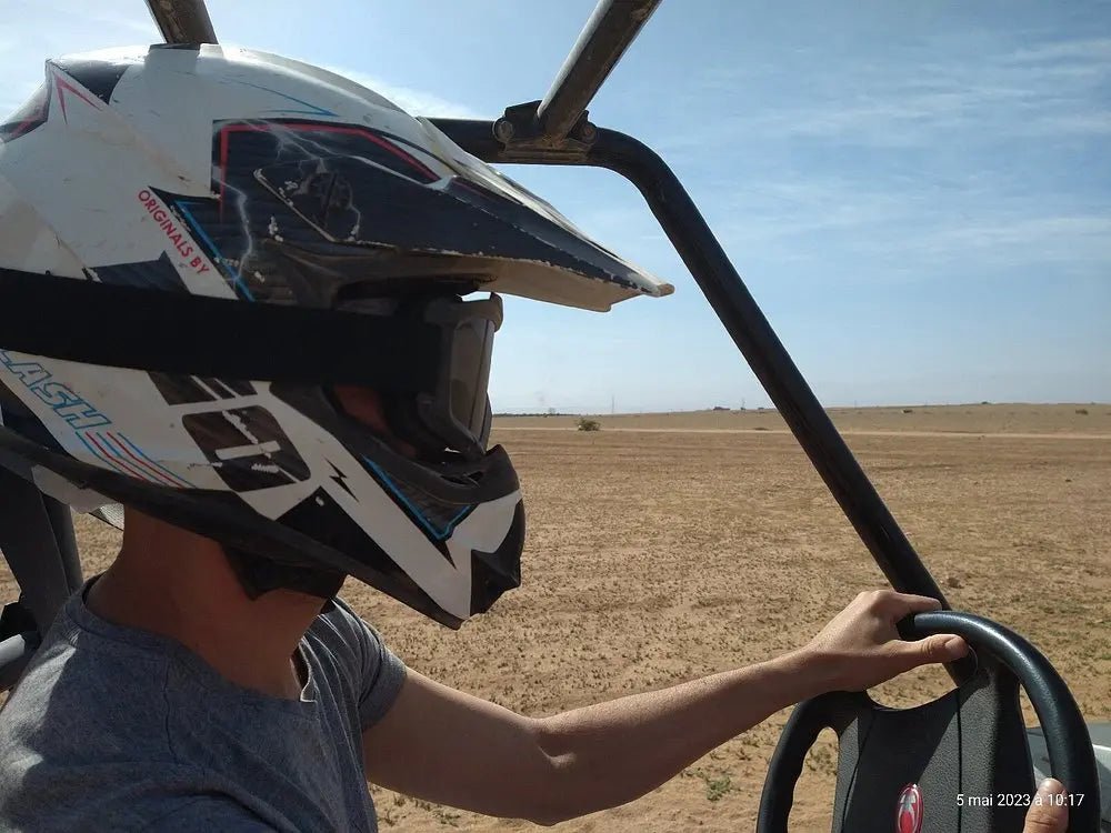 From Marrakech: Desert and Palm Grove Quad Bike Tour with Hotel Pickup