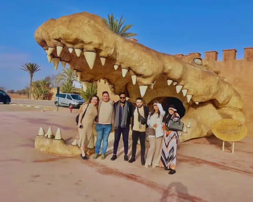 From Marrakech: Full - Day Trip to Agadir with Crocoparc and Beach Visit
