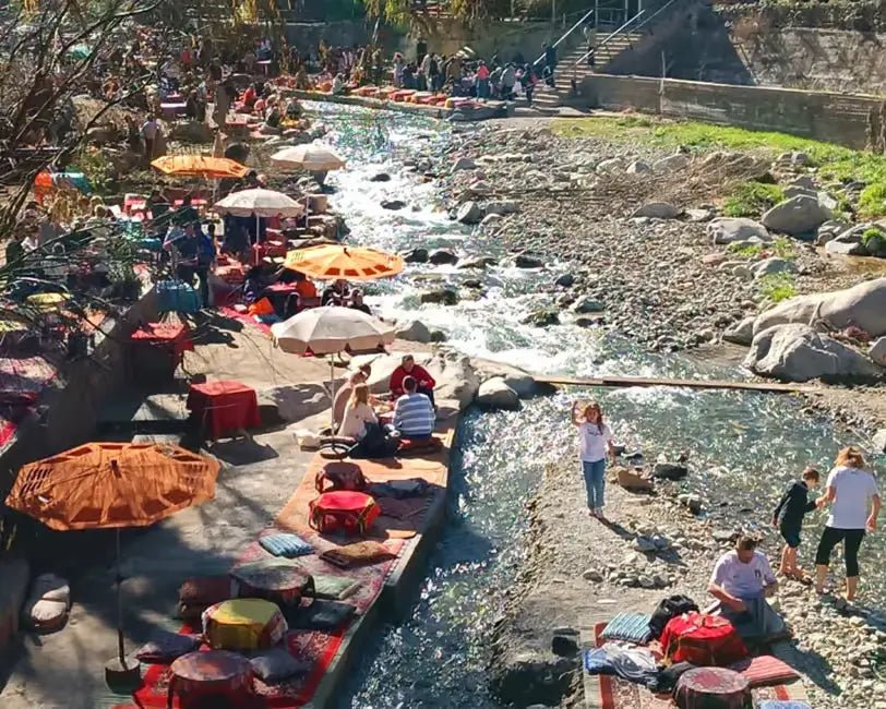 From Marrakech: Ourika Valley Day Trip with Waterfalls and Argan Cooperative Visit