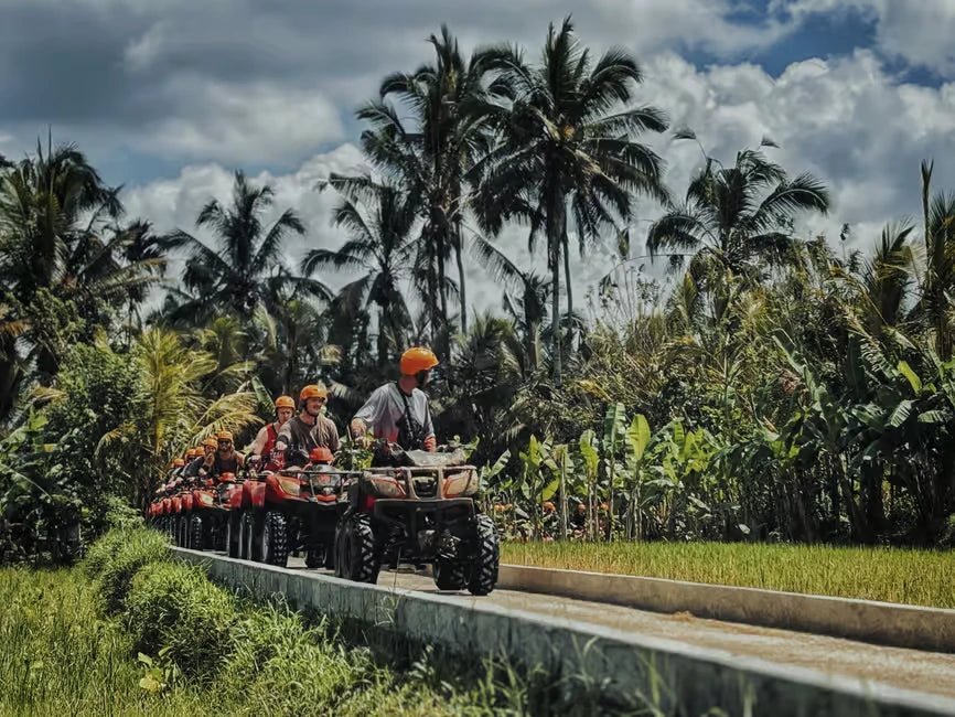 From Ubud: Waterfall, Jungle Swing and ATV Gorilla Cave Tour