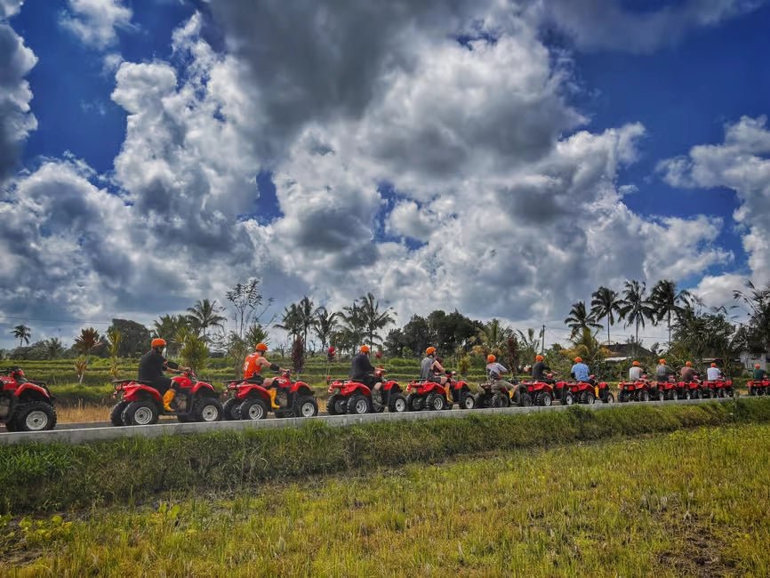 From Ubud: Waterfall, Jungle Swing and ATV Gorilla Cave Tour